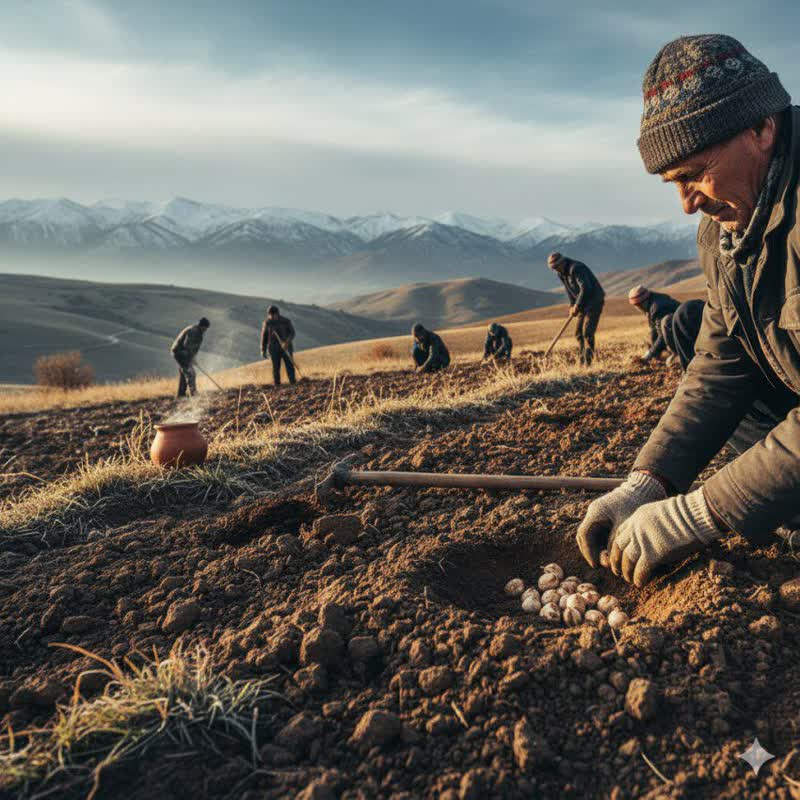 زمان کاشت زعفران در مناطق سردسیر