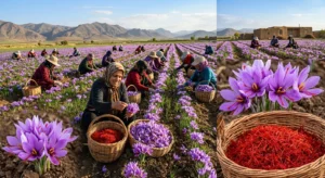 میزان برداشت زعفران از هر هکتار چقدر است؟