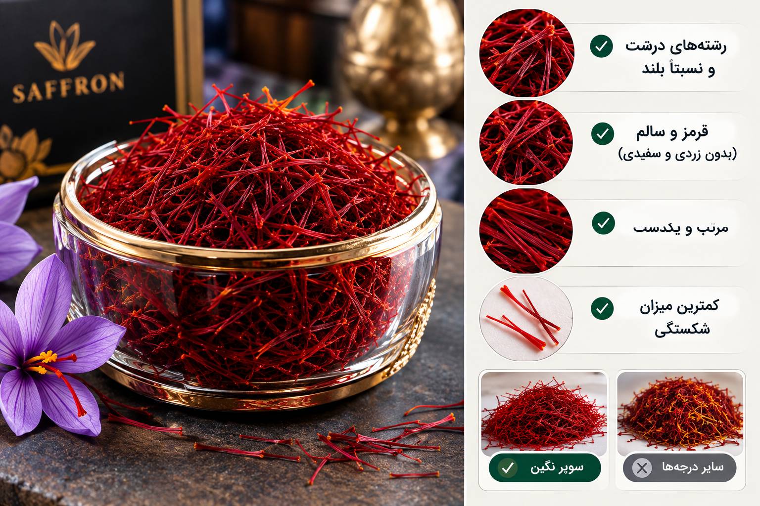 زعفران سوپر نگین چیست؟